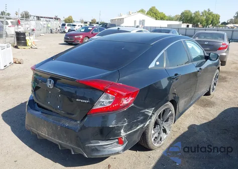 2019 Honda Civic Sport из США, поврежденный, VIN 2HGFC2F82KH557471